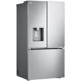 LG LRYXC2606S 36 in. 25.5 cu. ft. Smart Counter Depth French Door Refrigerator with External Ice & Water Dispenser, 4 types of Ice and Pocket Doors - PrintProof Stainless Steel