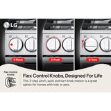 LG LSIL6334XE 30 in. 6.3 cu. ft. Smart Air-Fry True European Convection Slide-In Electric Range with 4 Induction Burners - PrintProof Stainless Steel