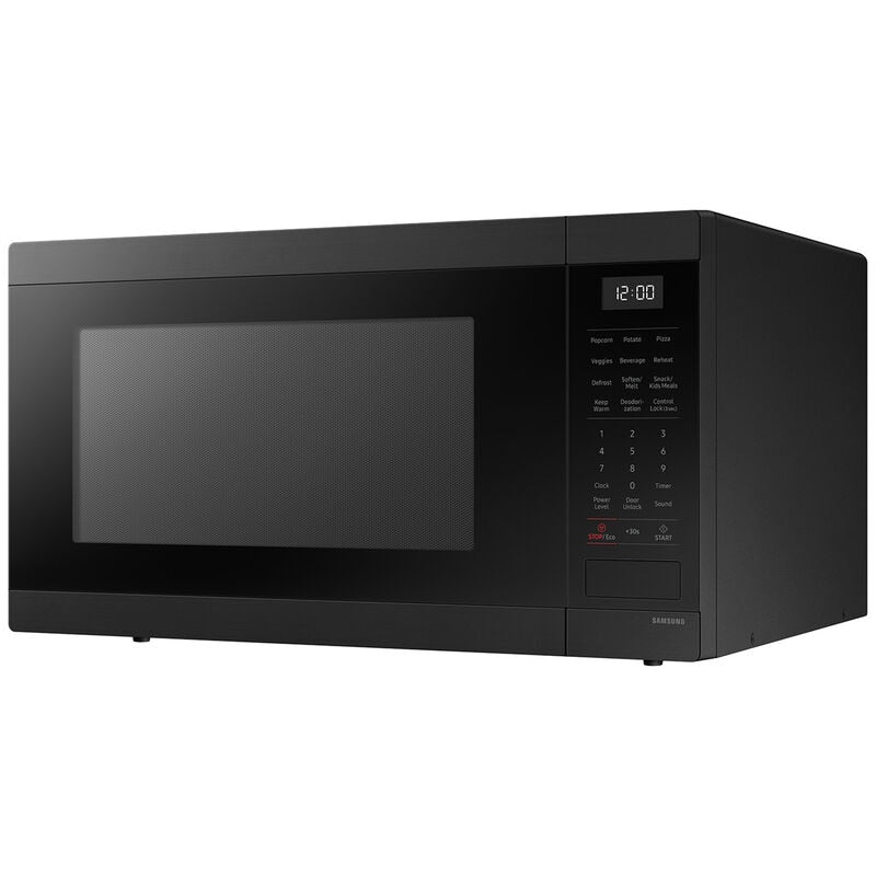 Samsung MS19DG8500MT 24 in. 1.9 cu. ft. 900W Countertop Microwave with Sensor Cooking - Matte Black Steel