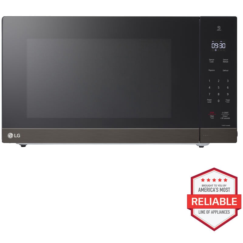 LG MSER2090D 24 in. 2.0 cu. ft. 1200W Countertop Microwave with Sensor Cooking - Black Stainless Steel