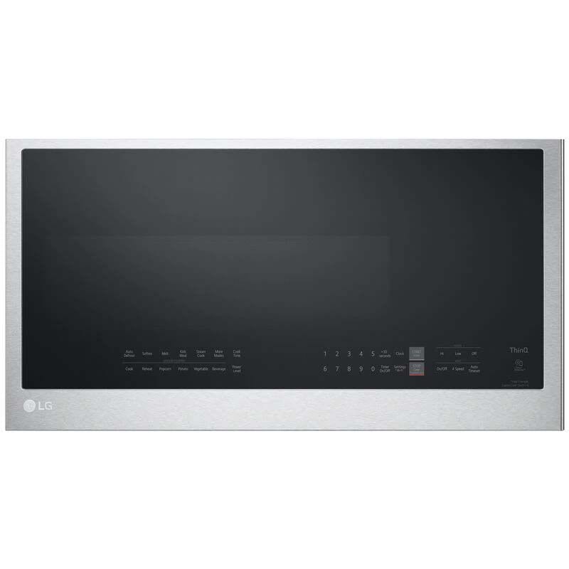 LG MVEL2033F 30 in. 2.0 cu. ft. 1050W Smart Over-the-Range Microwave with 400 CFM & Sensor Cooking - PrintProof Stainless Steel