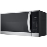 LG MVEM1825F 30 in. 1.8 cu. ft. 1000W Smart Over-the-Range Microwave with 300 CFM & Sensor Cooking - PrintProof Stainless Steel