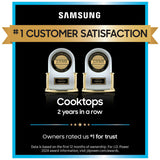 Samsung NA36N7755TS 36 in. 5-Burner Smart Natural Gas Cooktop with Griddle, Simmer Burner & Power Burner - Stainless Steel