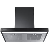 Samsung NK30CB600W33 30 in. Smart Convertible Chimney Style Range Hood with 630 CFM, 4 Fan Speeds & 1 LED Light - Deep Charcoal
