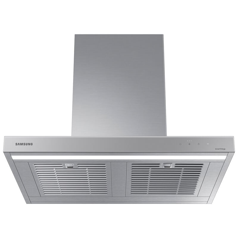 Samsung NK30CB600WCG 30 in. Smart Convertible Chimney Style Range Hood with 630 CFM, 4 Fan Speeds & 1 LED Light - Gray