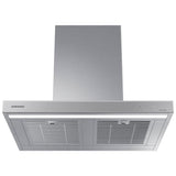 Samsung NK30CB600WCG 30 in. Smart Convertible Chimney Style Range Hood with 630 CFM, 4 Fan Speeds & 1 LED Light - Gray