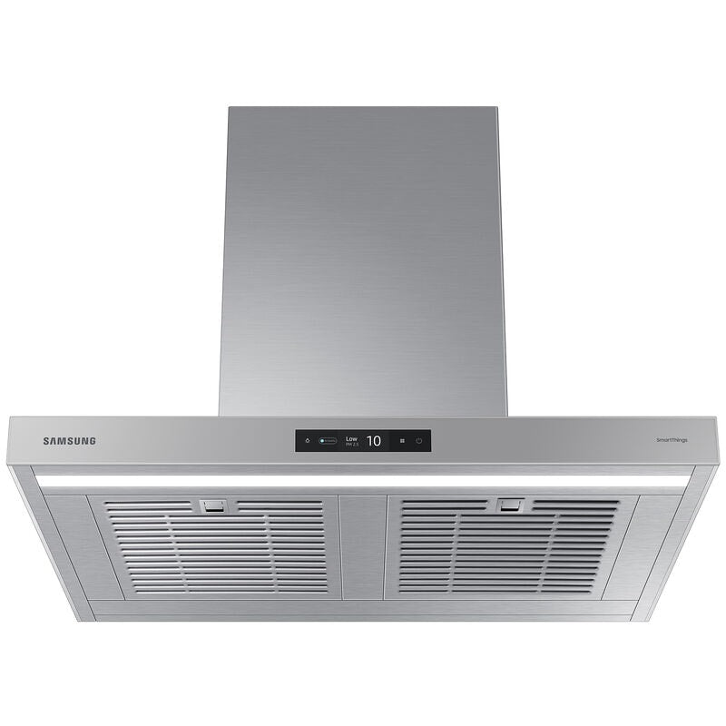 Samsung NK30CB700WCG 30 in. Smart Convertible Chimney Style Range Hood with 630 CFM, 4 Fan Speeds & 1 LED Light - Gray