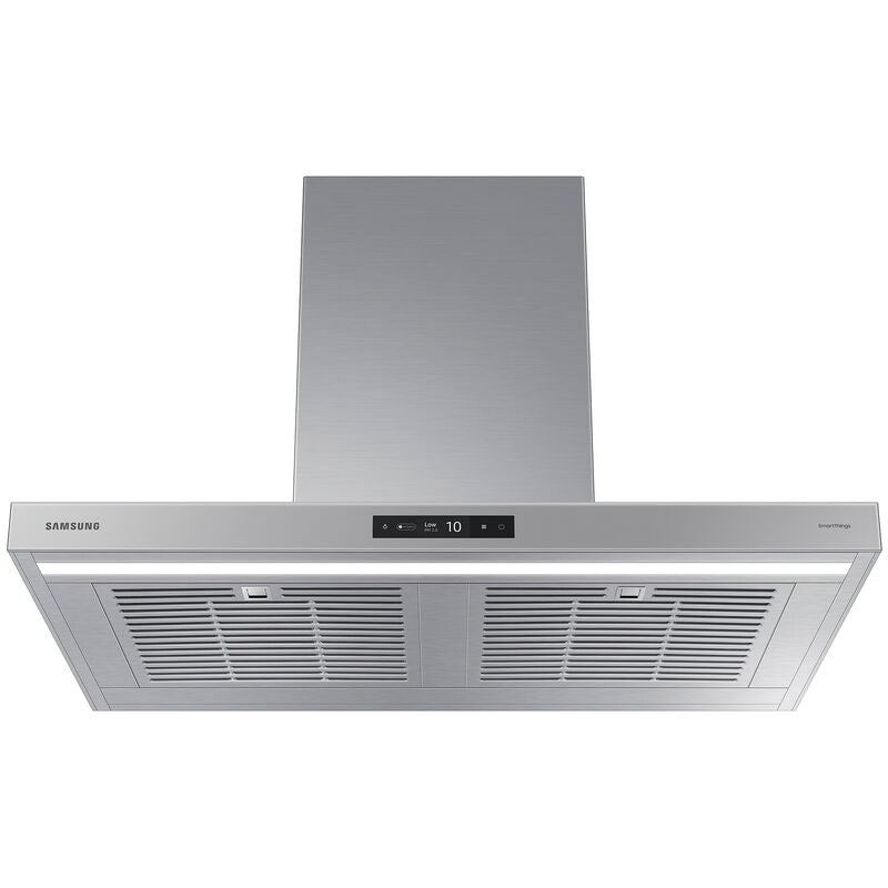 Samsung NK36CB700WCG 36 in. Smart Convertible Chimney Style Range Hood with 630 CFM, 4 Fan Speeds & 1 LED Light - Gray
