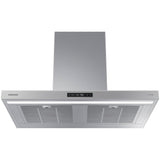 Samsung NK36CB700WCG 36 in. Smart Convertible Chimney Style Range Hood with 630 CFM, 4 Fan Speeds & 1 LED Light - Gray