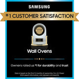 Samsung NV51CG700SSR Bespoke 30 in. 5.1 cu. ft. Smart Steam Electric Single Wall Oven with Dual Convection - Stainless Steel