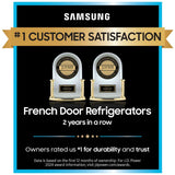 Samsung RF32CG5100SR 36 in. 31.5 cu. ft. Smart French Door Refrigerator with Ice Maker - Fingerprint Resistant Stainless