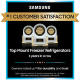 Samsung 28 in. 15.6 cu. ft. Smart Garage Ready Top Freezer Refrigerator - Stainless Steel