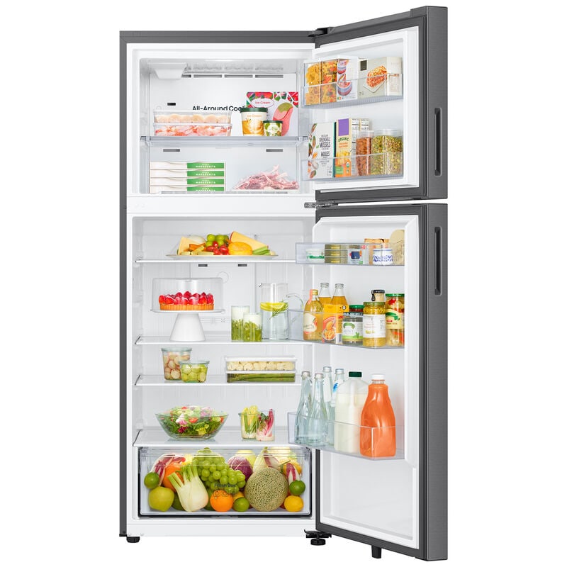 Samsung RT70F18LRSR 28 in. 17.5 cu. ft. Smart Garage-Ready Top Freezer Refrigerator - Fingerprint Resistant Stainless Steel