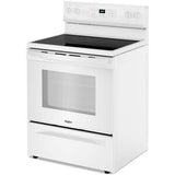 Whirlpool 30 in. 5.3 cu. ft. Electric Range with Radiant Burners - White (WFES3030RW)