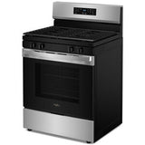 Whirlpool 30 in. 5 cu. ft. Gas Range with 4 Sealed Burners - Stainless Steel