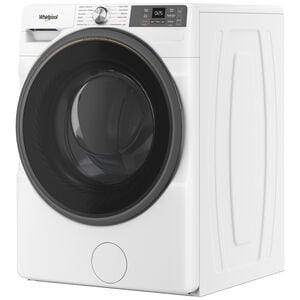 Whirlpool 27 in. 4.5 cu. ft. Smart Stackable Front Load Washer with FreshFlow Vent System, Sanitize & Steam Cycle - White