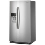 Whirlpool 36 in. 28.7 cu. ft. Side-by-Side Refrigerator with Ice & Water Dispenser - Fingerprint Resistant Stainless Steel