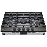 LG CBGJ3023D 30 in. 5-Burner Natural Gas Cooktop with Simmer Burner & Power Burner - Black Stainless