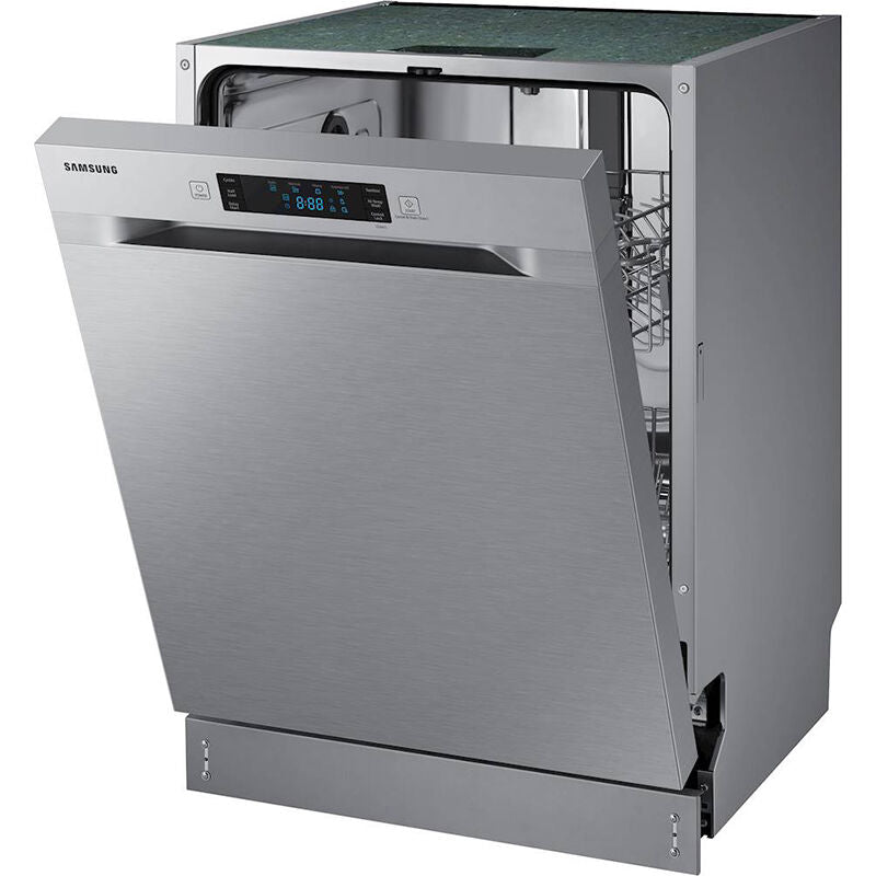 Samsung 24 in. Front Control Dishwasher with 52 dBa Sound Level & Pocket - Stainless Steel