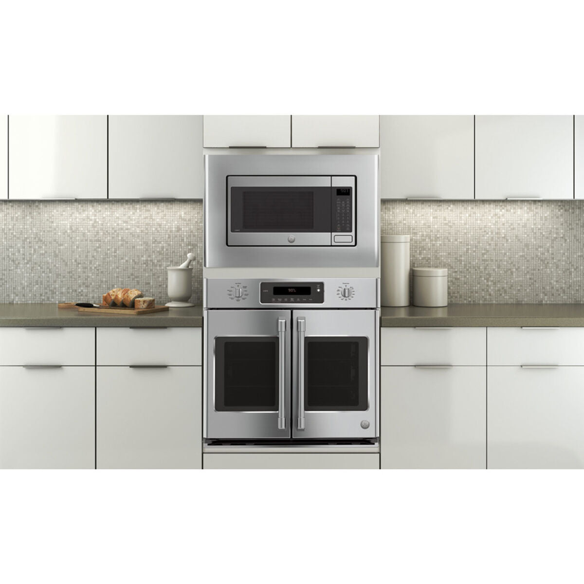GE JX9152SJSS stainless steel microwave trim kit alternate image 3