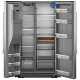 KitchenAid KRSC536RPS 36" 20.8 cu. ft. Counter Depth Side-by-Side Refrigerator with Ice & Water Dispenser - Fingerprint Resistant Stainless Steel