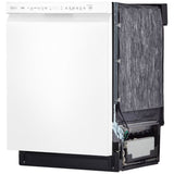 LG LDFN4542W 24 in. Front Control Dishwasher with 48 dBa Sound Level, 3rd-Rack, Dynamic Dry & Pocket - White