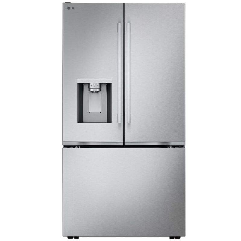 LG LF24Z6530S 36 in. 23.7 cu. ft. Smart Counter Depth French Door Refrigerator with Ice & Water Dispenser - PrintProof Stainless Steel