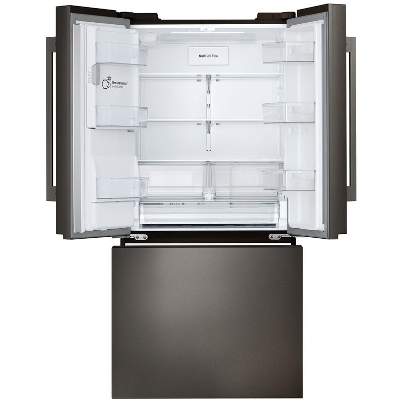 LG LF25H6330D 33 in. 24.5 cu. ft. Smart French Door Refrigerator with Ice & Water Dispenser - PrintProof Black Stainless Steel