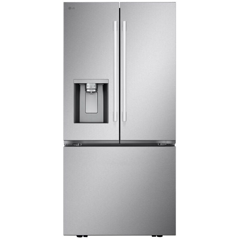 LG LF25H6330S 33 in. 24.5 cu. ft. Smart French Door Refrigerator with Ice & Water Dispenser - PrintProof Stainless Steel