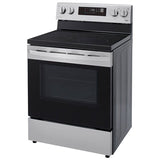 LG LREL6321S 30 in. 6.3 cu. ft. Smart Electric Range with Radiant Burners - Stainless Steel