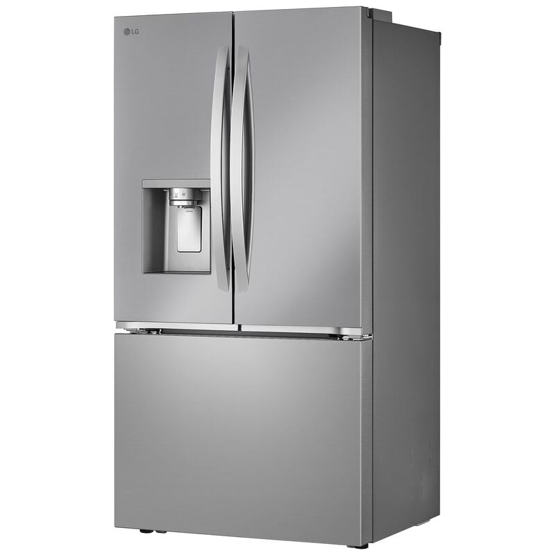 LG LRRXC2606S 36 in. 25.5 cu. ft. Smart Counter Depth French Door Refrigerator with Ice & Water Dispenser - PrintProof Stainless Steel