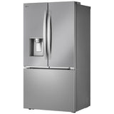LG LRRXC2606S 36 in. 25.5 cu. ft. Smart Counter Depth French Door Refrigerator with Ice & Water Dispenser - PrintProof Stainless Steel