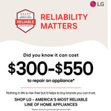 LG LSES6338F InstaView 30 in. 6.3 cu. ft. Smart Air Fry True European Convection Slide-In Electric Range with Radiant Burners - Stainless Steel