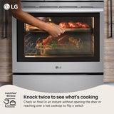 LG LSGL6337X 30 in. 6.3 cu. ft. Smart Air-Fry True European Convection Slide-In Gas Range with 5 Sealed Burners & Griddle - PrintProof Stainless Steel