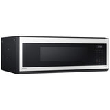 Samsung ME11CB751012 Bespoke 30 in. 1.1 cu. ft. 1100W Low Profile Smart Over-the-Range Microwave with 400 CFM - White Glass