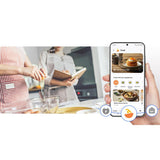 Samsung ME11F7510MT 30 in. 1.1 cu. ft. 1100W Low Profile Smart Over-the-Range Microwave with 400 CFM - Matte Black Steel