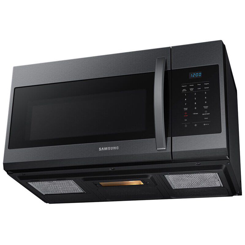 Samsung ME17R7021EG 30 in. 1.7 cu. ft. 1000W Over-the-Range Microwave with 300 CFM - Black Stainless