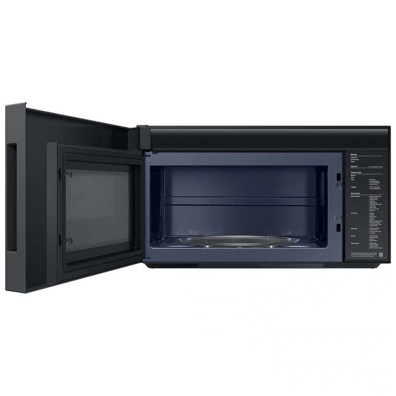Samsung ME21DG6700SR Bespoke 30 in. 2.1 cu. ft. 1000W Smart Over-the-Range Microwave with 400 CFM & Sensor Cooking - Stainless Steel