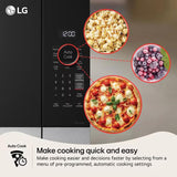 LG MSER1130B 20 in. 1.1 cu. ft. 900W Countertop Microwave - Black