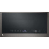 LG MVEL2033D 30 in. 2.0 cu. ft. 1050W Smart Over-the-Range Microwave with 400 CFM & Sensor Cooking - PrintProof Black Stainless Steel