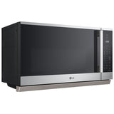 LG MVEL2125X 30 in. 2.1 cu. ft. 1050W Smart Over-the-Range Microwave with 400 CFM & Sensor Cooking - PrintProof Stainless Steel