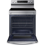 Samsung 30 in. 6.3 cu. ft. Smart Electric Range with Smoothtop Burners - Stainless Steel