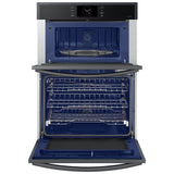 Samsung NQ70CG600DMT 30 in. 7 cu. ft. Smart Speed/ Steam Electric Microwave/Wall Oven Combo with Dual Convection & Sensor Cooking - Matte Black