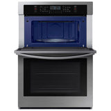 Samsung NQ70T5511DS 30 in. 7 cu. ft. Smart Electric Microwave/Wall Oven Combo with Sensor Cooking - Stainless Steel