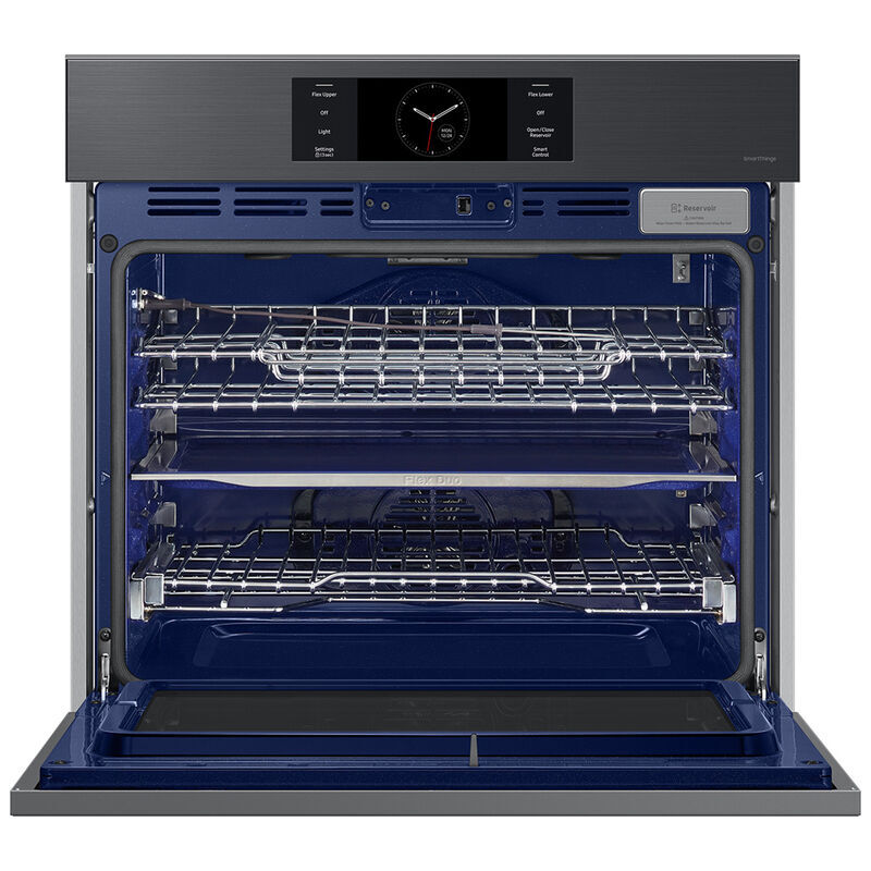 Samsung NV51CG700SMT Bespoke 30 in. 5.1 cu. ft. Smart Steam Electric Single Wall Oven with Dual Convection - Matte Black