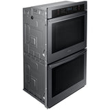 Samsung NV51T5511DG 30 in. 10.2 cu. ft. Smart Top Control Electric Double Wall Oven - Fingerprint Resistant Black Stainless Steel
