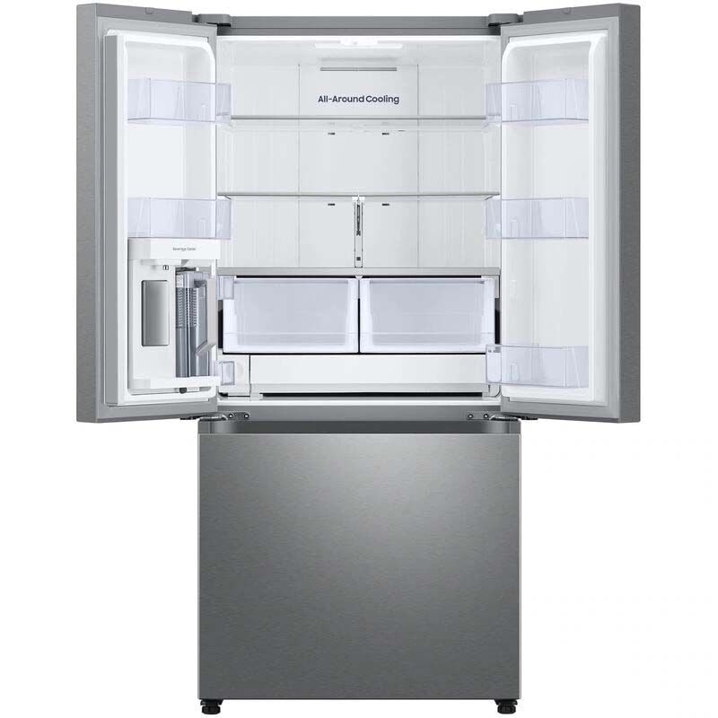 Samsung 33 in. 24.5 cu. ft. Smart French Door Refrigerator with Internal Water Dispenser - Fingerprint Resistant Stainless Steel
