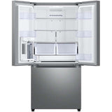 Samsung 33 in. 24.5 cu. ft. Smart French Door Refrigerator with Internal Water Dispenser - Fingerprint Resistant Stainless Steel