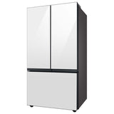 Samsung RF30BB620012 Bespoke 36 in. 30.1 cu. ft. Smart French Door Refrigerator with Internal Water AutoFill Pitcher - White Glass