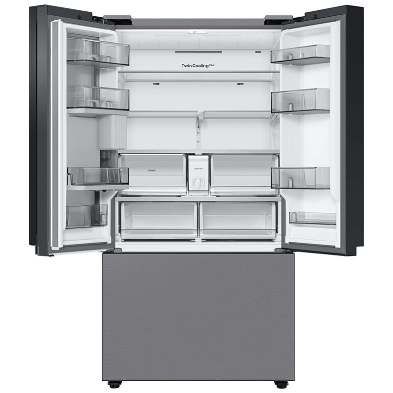 Samsung RF30BB6600QL Bespoke 36 in. 30.1 cu. ft. Smart French Door Refrigerator with Internal Water Dispenser - Stainless Steel